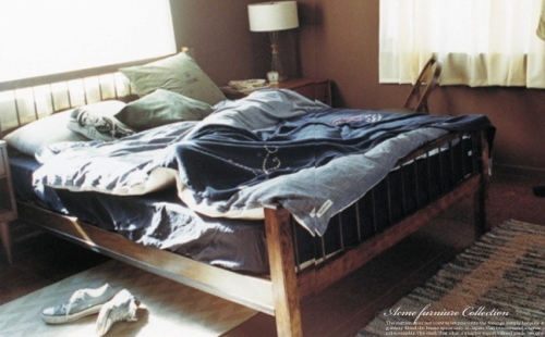 デザイナー家具のベッド
